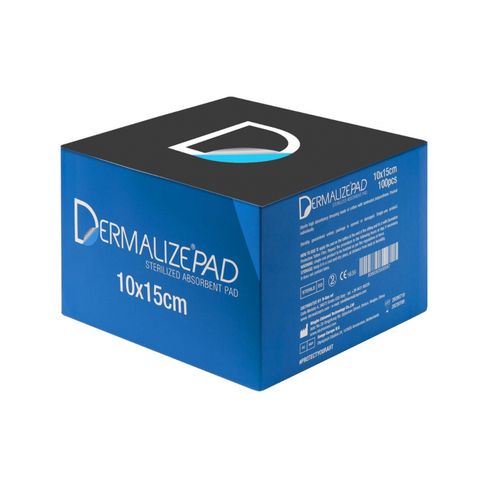 Dermalize Pad - Sterilised Absorbent Pads - Box of 100