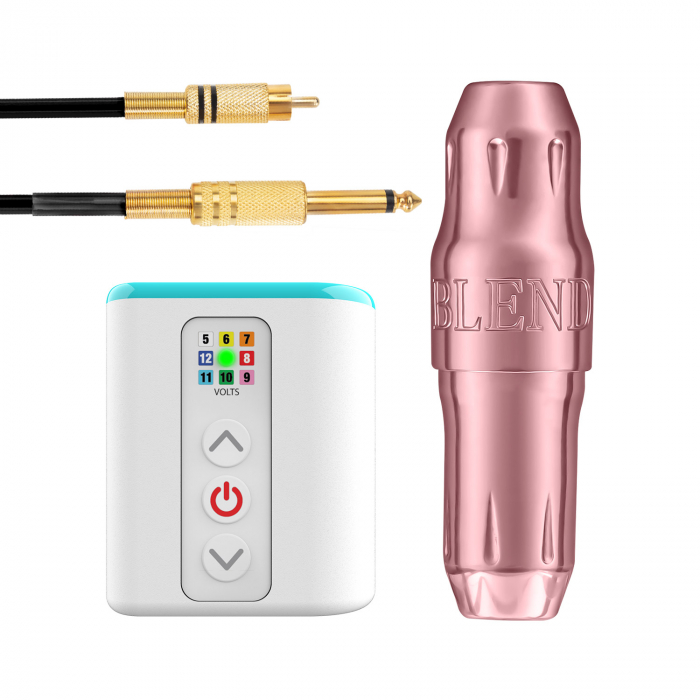 Perma Pen, Microbeau  Airbolt Mini and Killer Beauty RCA Cable Bundle