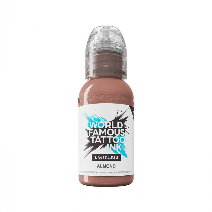 World Famous Limitless Tattoo Ink - Pink Ribbon - Almond - 30ml