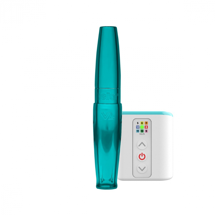 Microbeau Bellar - Permanent Makeup Machine V2 - Seafoam with Airbolt Mini