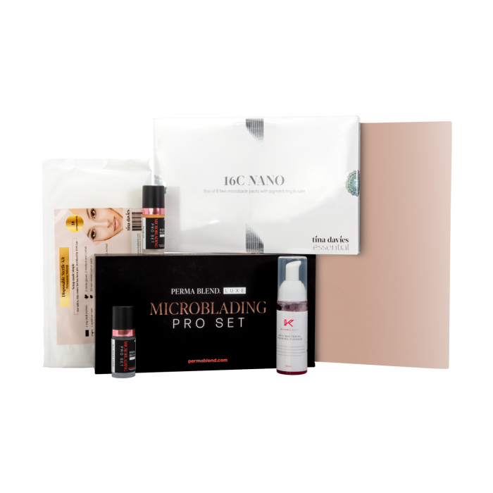 Microblading Kit - 16 Curved Nano